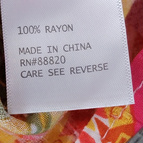 Haute Hippie Cropped Tie Waist Blouse Womens S Vibrant Multi Tropical Pineapples - Picture 10 of 11